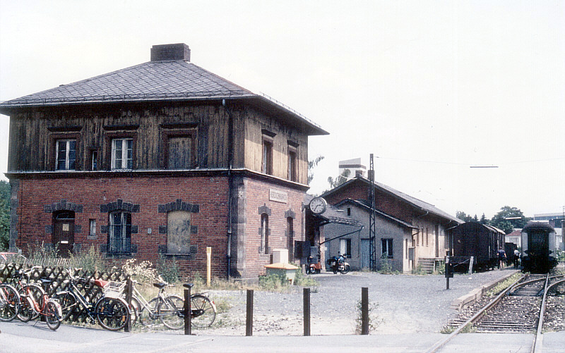 Bahnhof Herzogenaurach am 12.07.1984