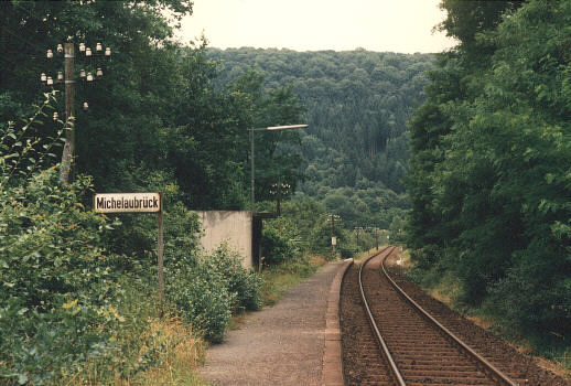 Haltepunkt Michelaubrück, 31.07.1989