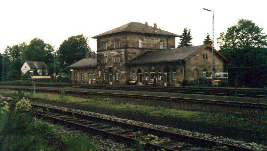 Bahnhof Marktschorgast, 27.06.1987