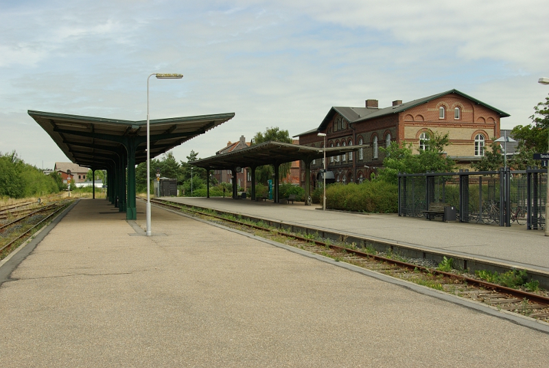 Bahnhof Tønder am 19.07.2010